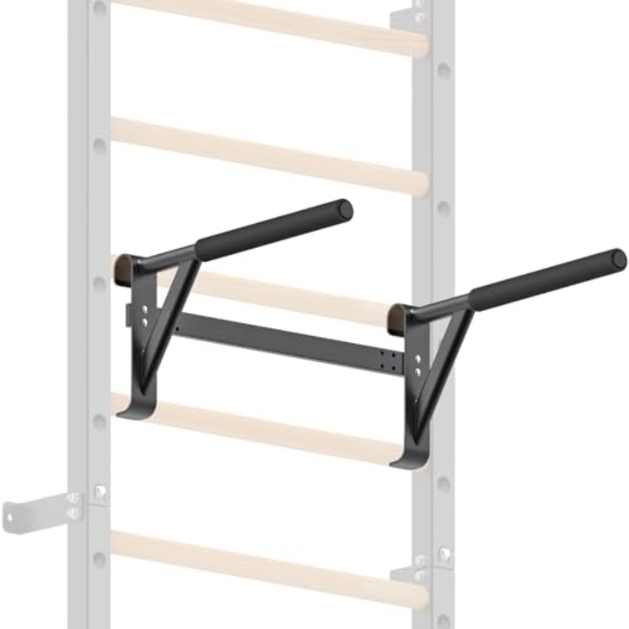 Pull Up Bar Grip - عارضة جدارية للجمباز 2x2، سلم سويدي