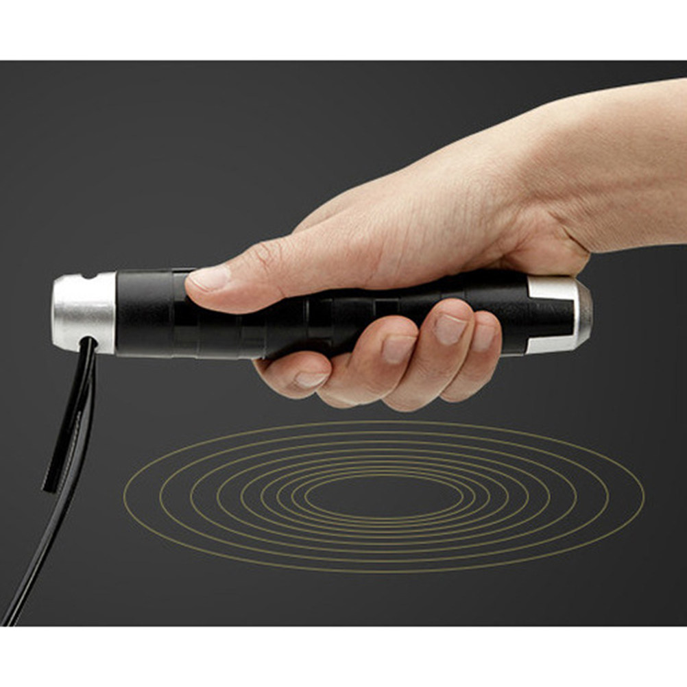 حبل قفز أسود من الفولاذ مع نظا - مراجعة Jump Rope Speed Bearing وسعره