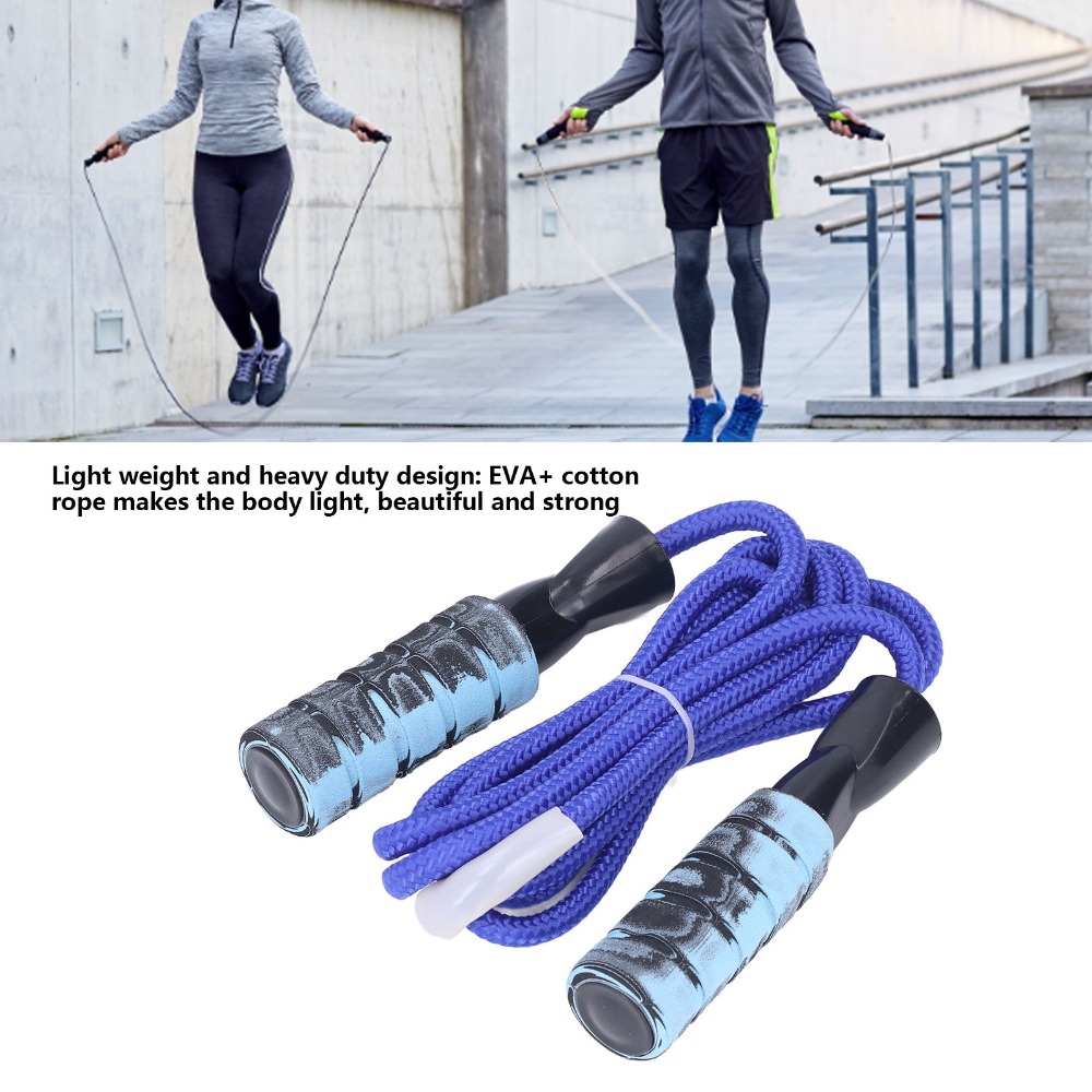 حبل قفز محمول بألوان متنوعة، ح - مراجعة Jump Rope Speed Bearing وسعره