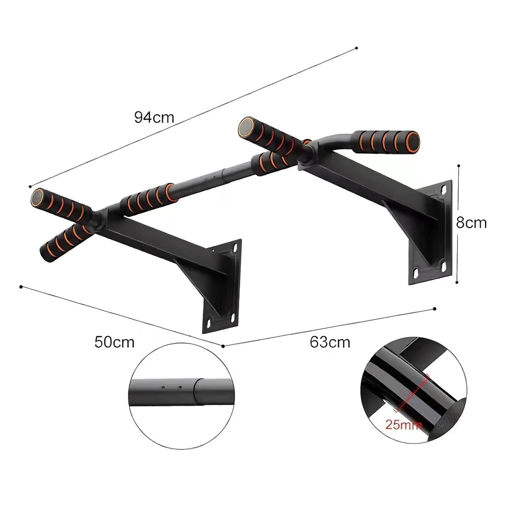 عارضة سحب قابلة للتعديل بإطار  - مراجعة Pull Up Bar Grip وسعره