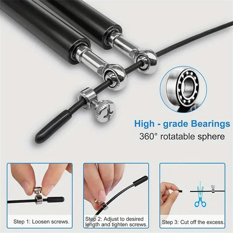 حبل قفز سريع للتمارين الرياضية - مراجعة Jump Rope Speed Bearing وسعره