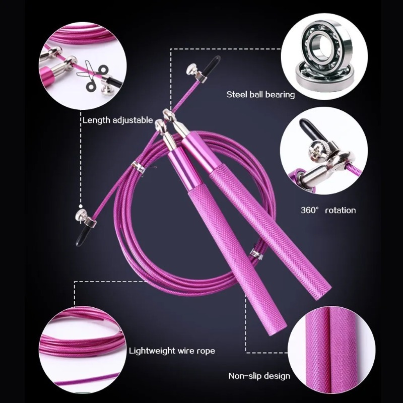 حبل قفز سريع للتمارين الرياضية - مراجعة Jump Rope Speed Bearing وسعره