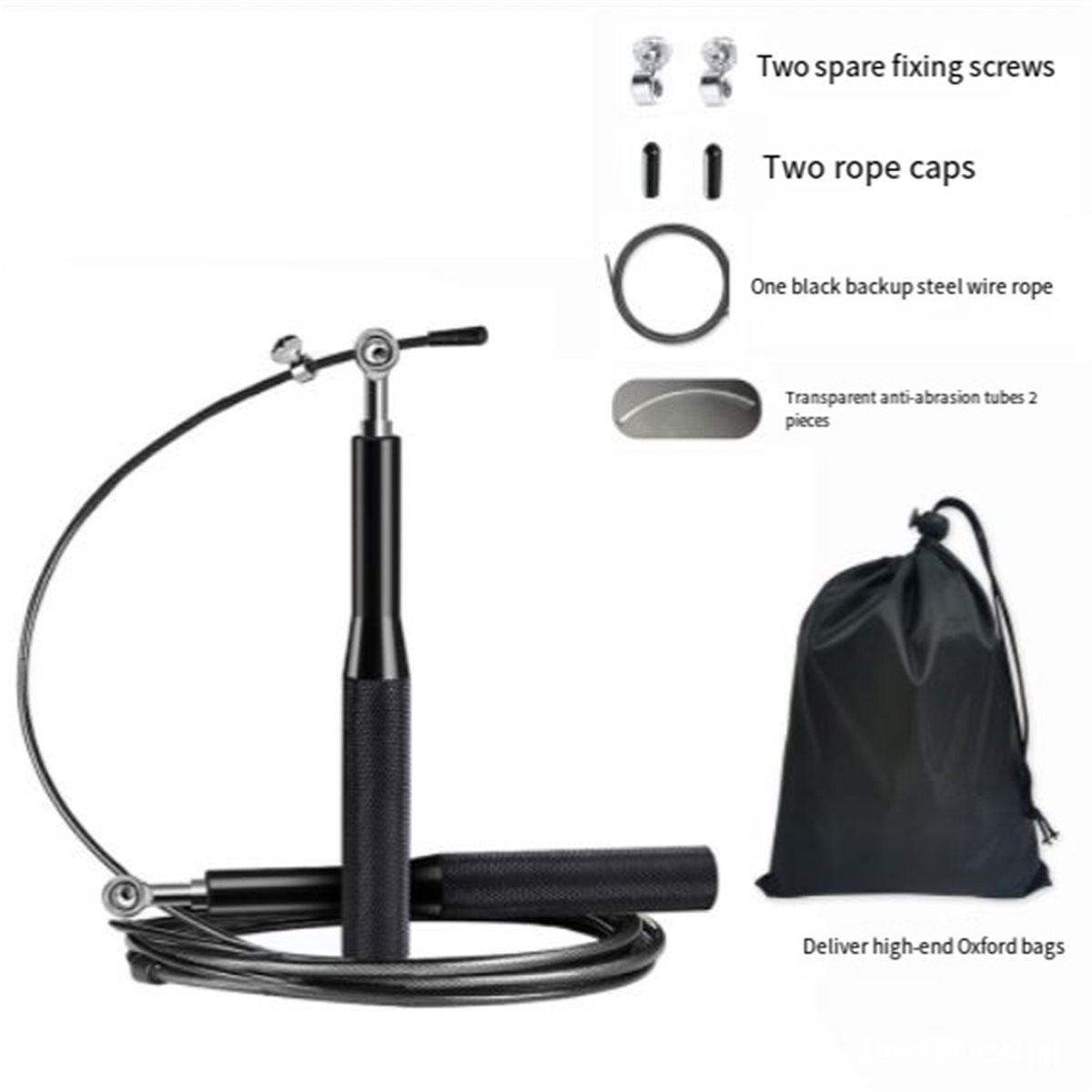 حبل قفز سلكي قابل للتعديل بمقب - مراجعة Jump Rope Speed Bearing وسعره