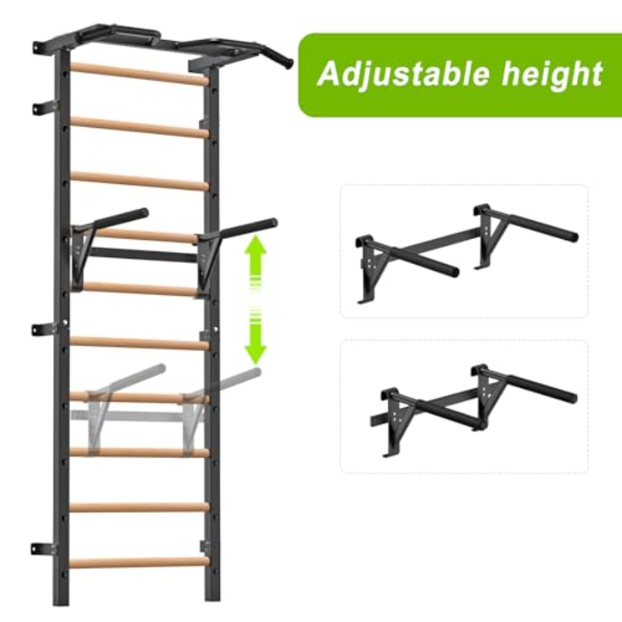 عارضة جدارية للجمباز 2x2، سلم  - مراجعة Pull Up Bar Grip وسعره