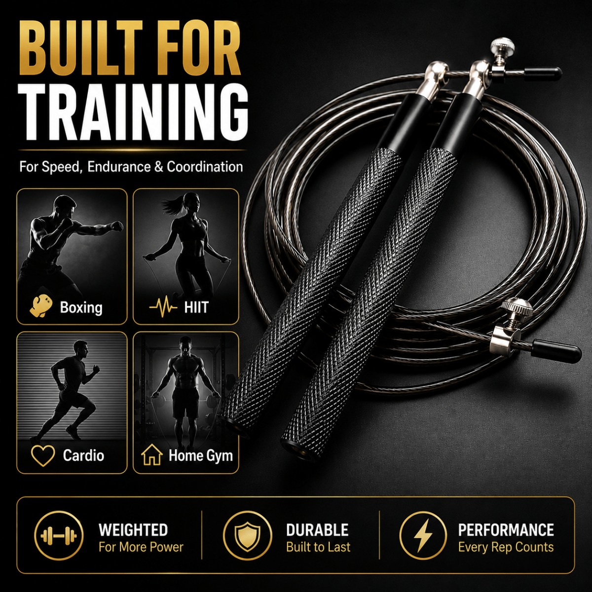 حبل قفز سريع بمحامل كروية 360  - مراجعة Jump Rope Speed Bearing وسعره