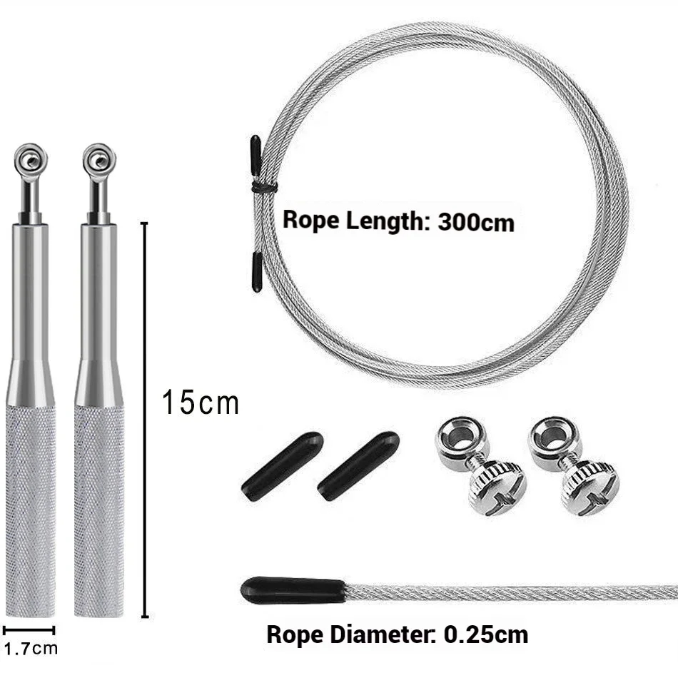 حبل قفز سريع بمحامل كروية 360  - مراجعة Jump Rope Speed Bearing وسعره