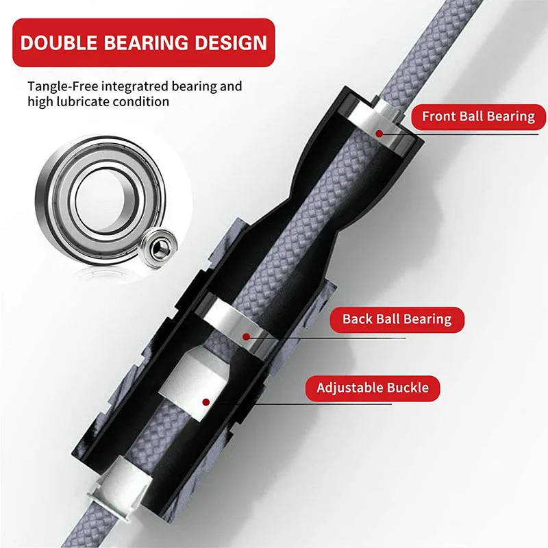 خفيفة سباق حبل الطفر عالية الق - مراجعة Jump Rope Speed Bearing وسعره