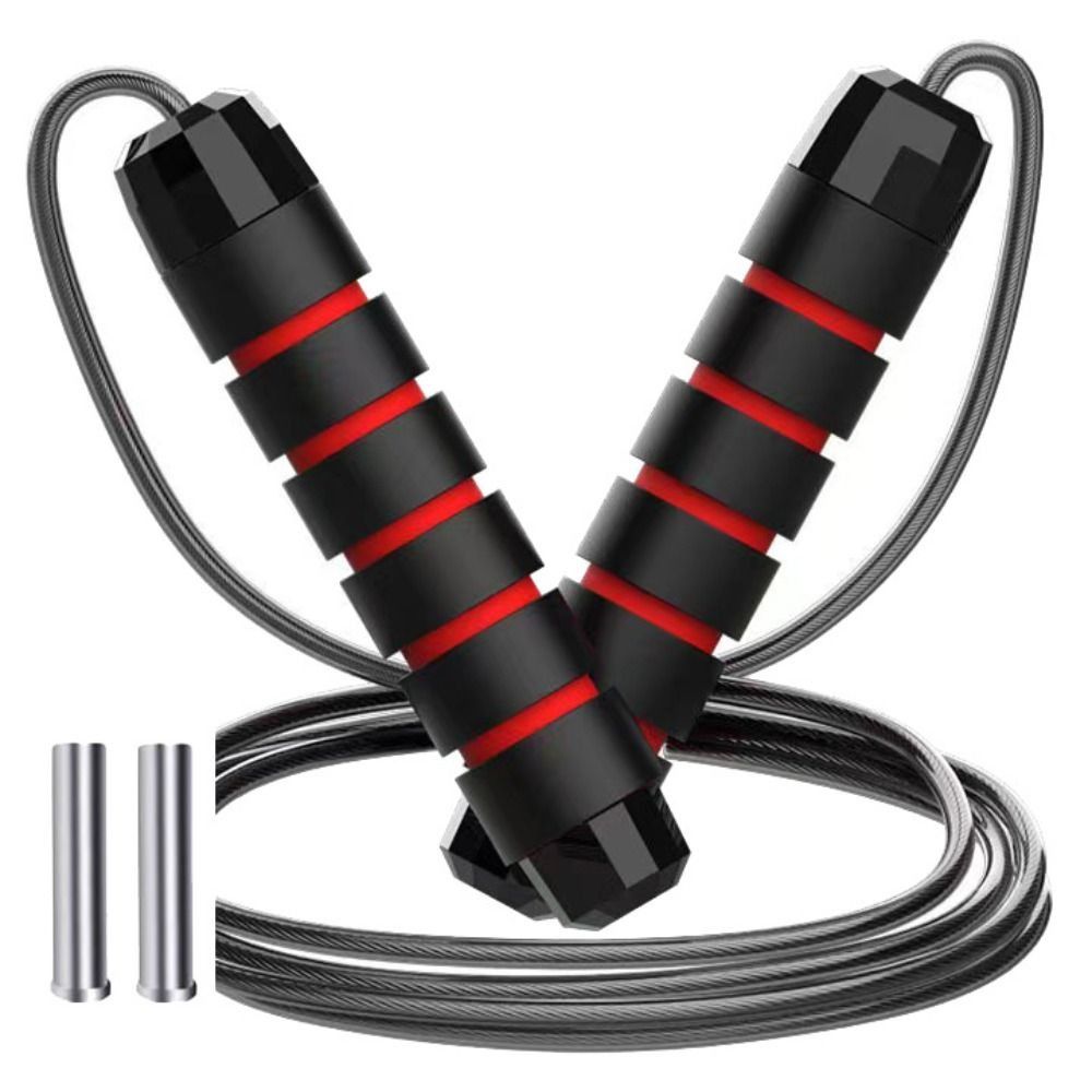 حبل قفز قابل للتعديل بمقابض رغ - مراجعة Jump Rope Speed Bearing وسعره