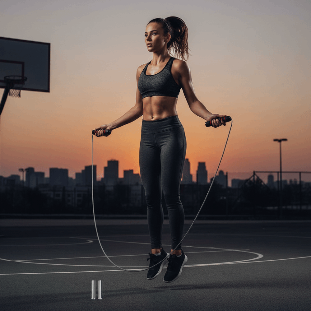 حبل قفز قابل للتعديل بمقابض رغ - مراجعة Jump Rope Speed Bearing وسعره